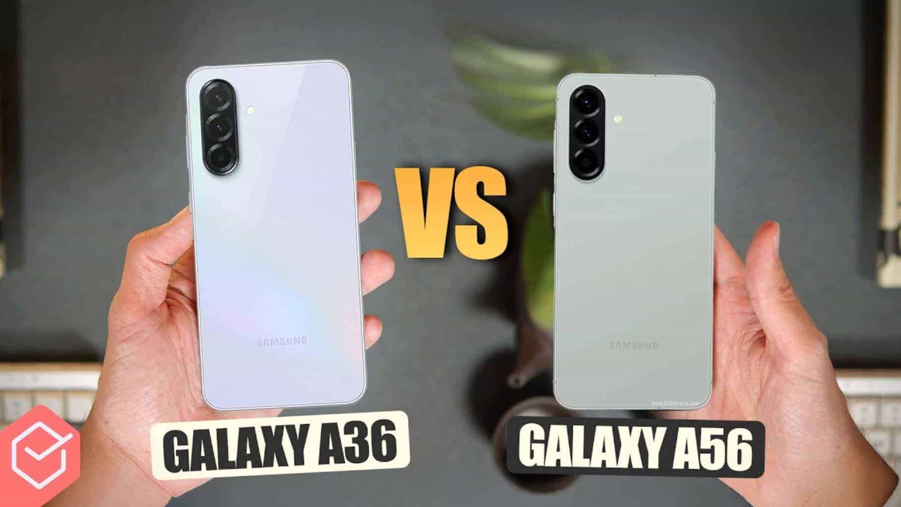 Galaxy A36 vs Galaxy A56: Qual o Melhor Intermediário Samsung em 2025?