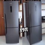 Geladeira/Refrigerador Panasonic Frost Free I – Inverse Titânio 397L NR-BB41PV1T