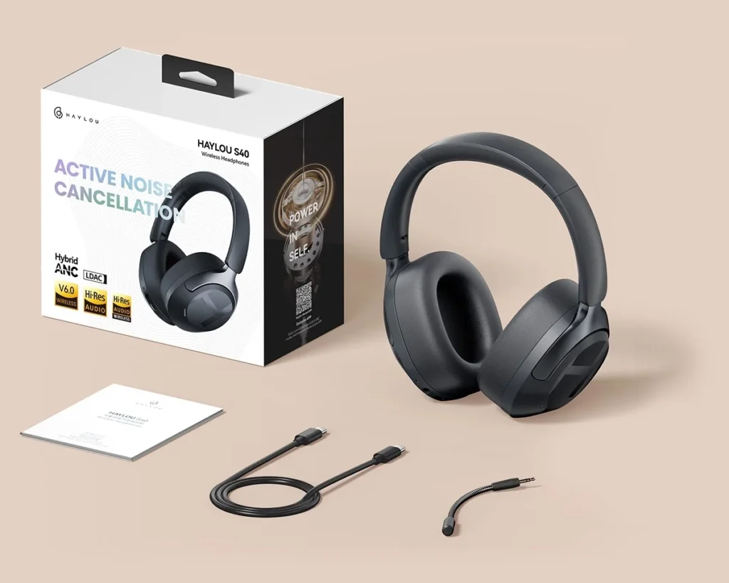 Haylou S40: O Fone Bluetooth com Cancelamento de Ruído e Áudio 3D Que Está Quebrando o Mercado em 2025 Haylou S40: O Fone Bluetooth com Cancelamento de Ruído e Áudio 3D Que Está Quebrando o Mercado em 2025