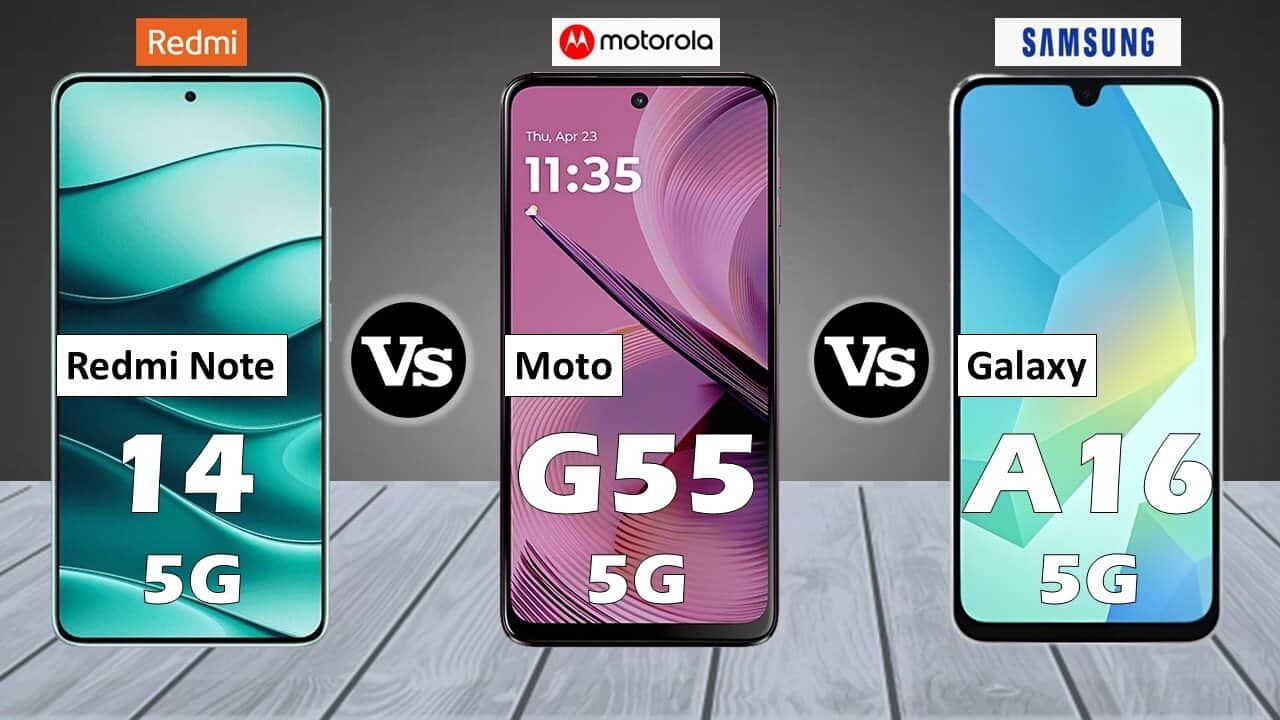 Galaxy A16 vs Redmi Note 14 vs Moto G55: Qual Tem a Melhor Bateria em 2025? Galaxy A16 vs Redmi Note 14 vs Moto G55: Qual Tem a Melhor Bateria em 2025?