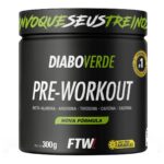 Promotop: As melhores Promoções,cupons e descontos! Suplemento Em Pó Pre Treino Pre Workout Pote 300g DIABO VERDE – FTW
