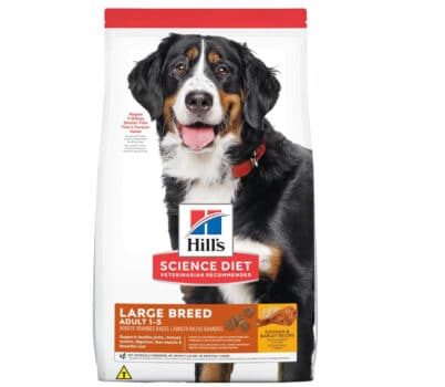 Ração Hill's Science Diet para Cães Adultos Raças Grandes Sabor Frango 12kg