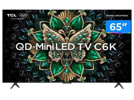 Smart TV 65" TCL 4K UHD MiniLED 65C6K 120Hz Google TV
