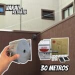 Varal Nylon Retrátil Recolhível De Parede Seca 30m Corda