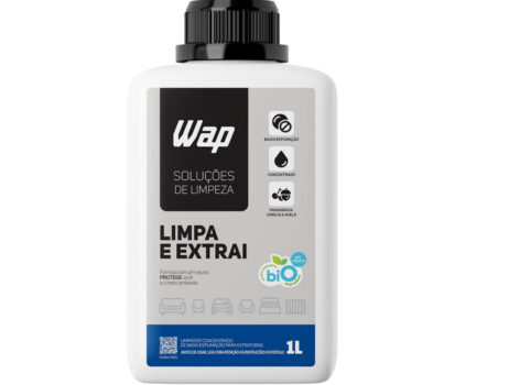WAP Detergente Limpador para Extratoras Concentrado WAP LIMPA E EXTRAI 1 LITRO com Fragrância e sem Espuma