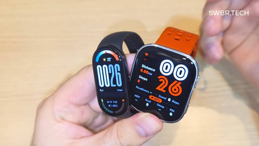 AMAZFIT Bip 6 vs Mi Band 10 – Comparativo Completo