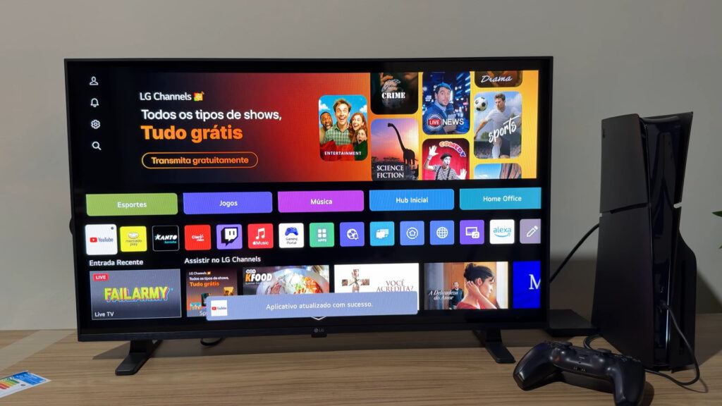 LG Smart TV 32" LR651 HD — Unboxing, Review e Testes LG Smart TV 32" LR651 HD — Unboxing, Review e Testes