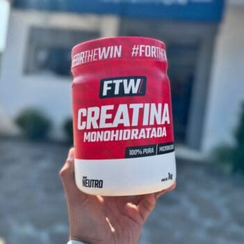 Creatina Monohidratada 100% Pura Pote 300g - FTW