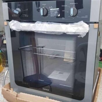 Forno Elétrico de Embutir Consul Multifuncional 84L Preto COB84BE - 220V