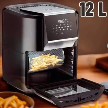 Fritadeira Elétrica Air Fryer Oven HQ 12 Litros 1700W Preto RA 015