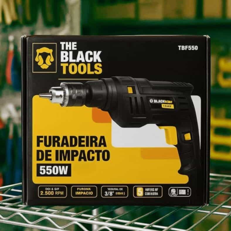 Furadeira Elétrica De Impacto 550w 3/8 10mm Profissional Tbf550k The ...