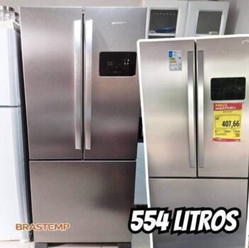 Geladeira/Refrigerador Brastemp Frost Free French Door 554L BRO85 - 110V