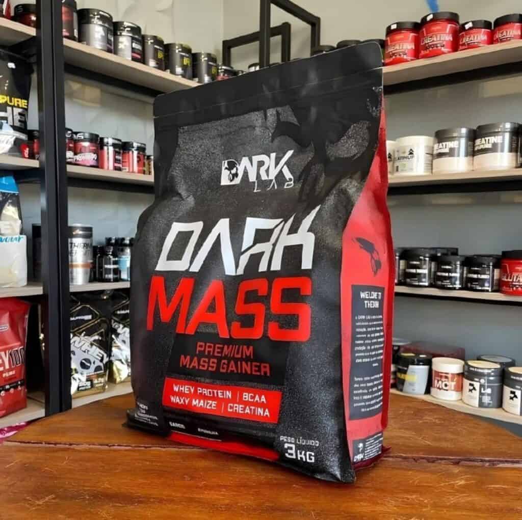 Hipercalórico Dark Mass 3kg Dark Lab Sabor Baunilha - Promotop