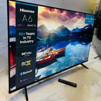 Hisense Smart TV UHD 4K DLED 50" Polegadas 50A6N com HDR10+ Dolby Vision Game Mode Controle por Voz Alexa Built-In AirPlay