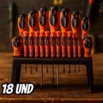 Jogo De Chave De Fenda/phillips Com 18 Peças Fortgpro Fg8191