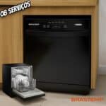 Lava-Louças Brastemp 08 Serviços BLF08AE - 110V