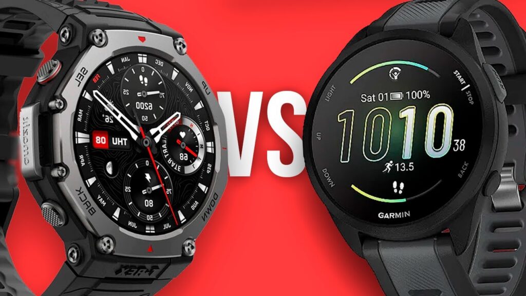 AMAZFIT T-Rex 3 vs GARMIN Forerunner 165 Music: Qual é o Melhor Smartwatch para o seu Estilo de Vida?