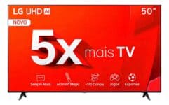 Promotop: As melhores Promoções,cupons e descontos! Smart Tv LG 50 4k Uhd Hdr Thinq Ai Pro Wi-fi Bluetooth Alexa Apple Airplay – 50tu801c0sa