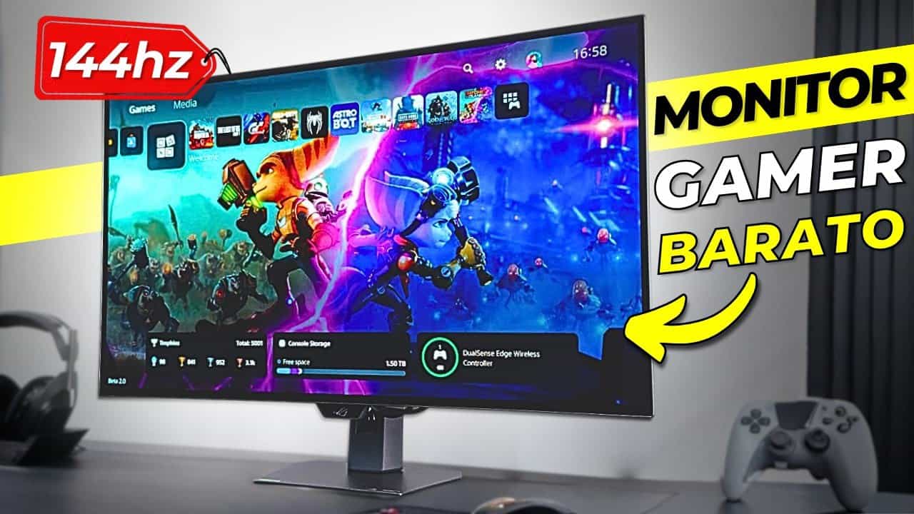 TOP 7 Melhores Monitores Gamer Baratos e Custo-Benefício de 2025 (Curvo, Ultrawide e 4K)