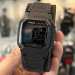 Relógio Casio Masculino Digital Negativo W-800h-1bvdf