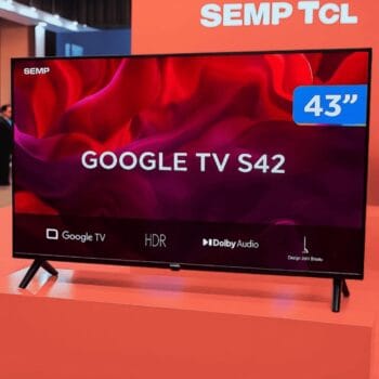 Smart TV 43" Full HD LED Semp S42 Google TV 2 HDMI