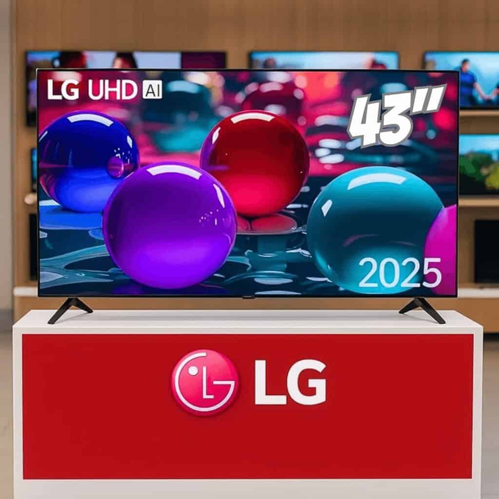 Smart TV 4K 43" LG UHD 43UA75 Processador α7 AI Ger8 4K Super Upscaling ...