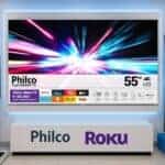 Smart TV 55″ Philco 4K UHD LED Roku TV Dolby Audio P55CRA