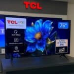 Smart TV 75" TCL 4K UHD QLED 75P7K Google TV AiPQ Google Assistente 3 HDMI 1 USB
