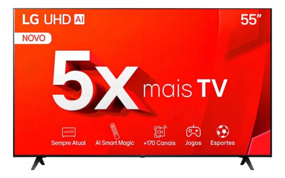 Smart Tv LG 55'' 4k Ultra Uhd Pro Led Hdr Thinq Ai Alexa