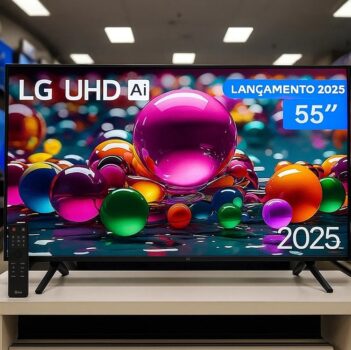 Smart TV LG AI 55" - 4K UHD α7 AI Processor 4K Gen8 webOS 25-55UA8550PSA