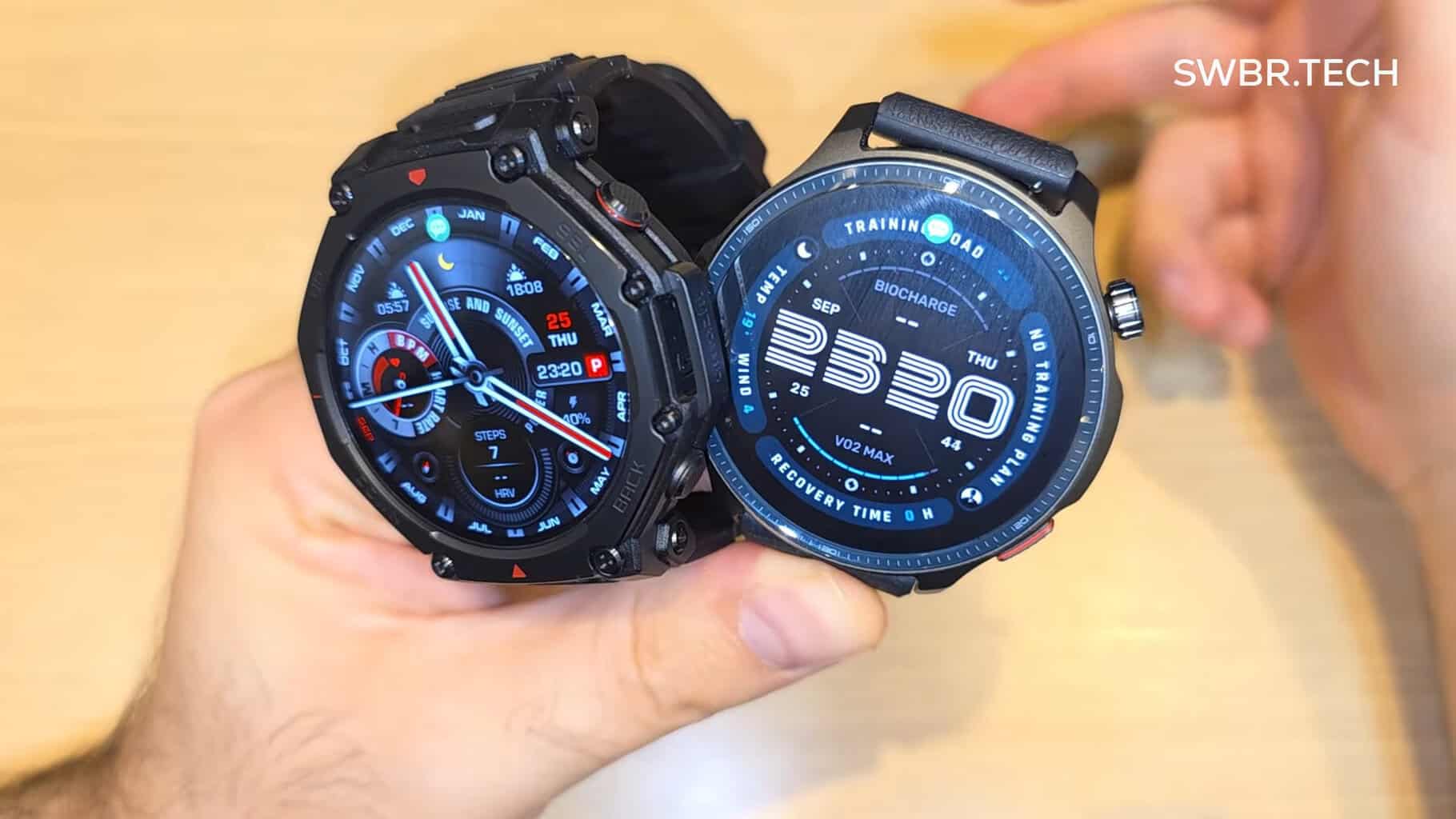 Comparativo AMAZFIT T-Rex 3 Pro vs AMAZFIT Balance 2