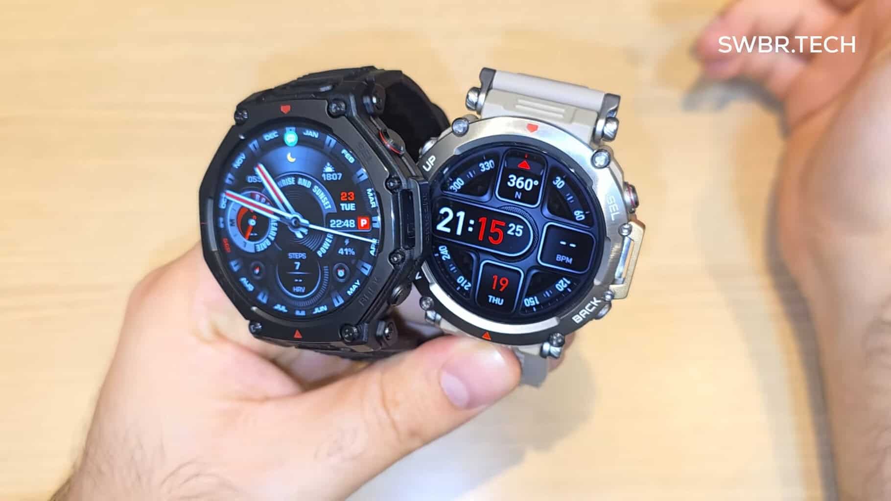AMAZFIT T-REX 3 PRO vs AMAZFIT T-REX ULTRA – Comparativo Detalhado