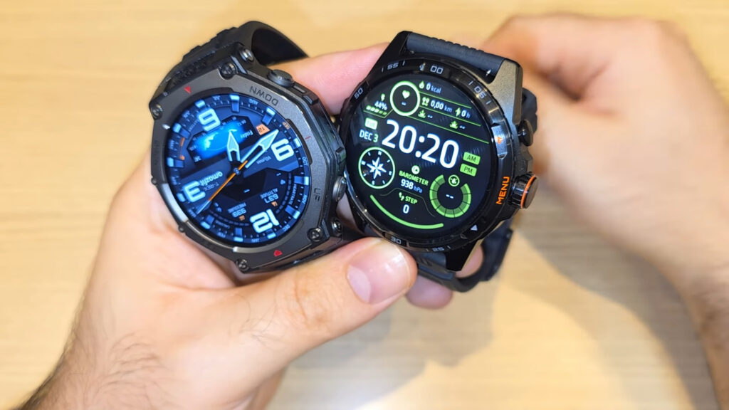 AMAZFIT T-Rex 3 vs TicWatch Atlas — Qual vale mais a pena?
