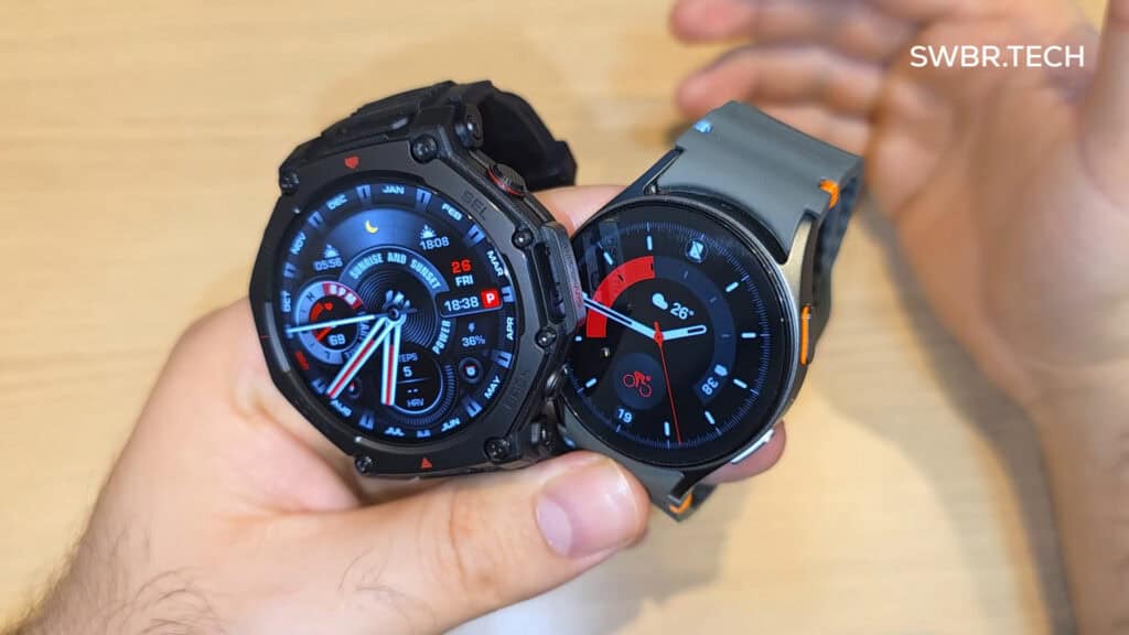 Amazfit T-Rex 3 Pro vs Galaxy Watch 7: Qual é o Melhor Smartwatch para Você?