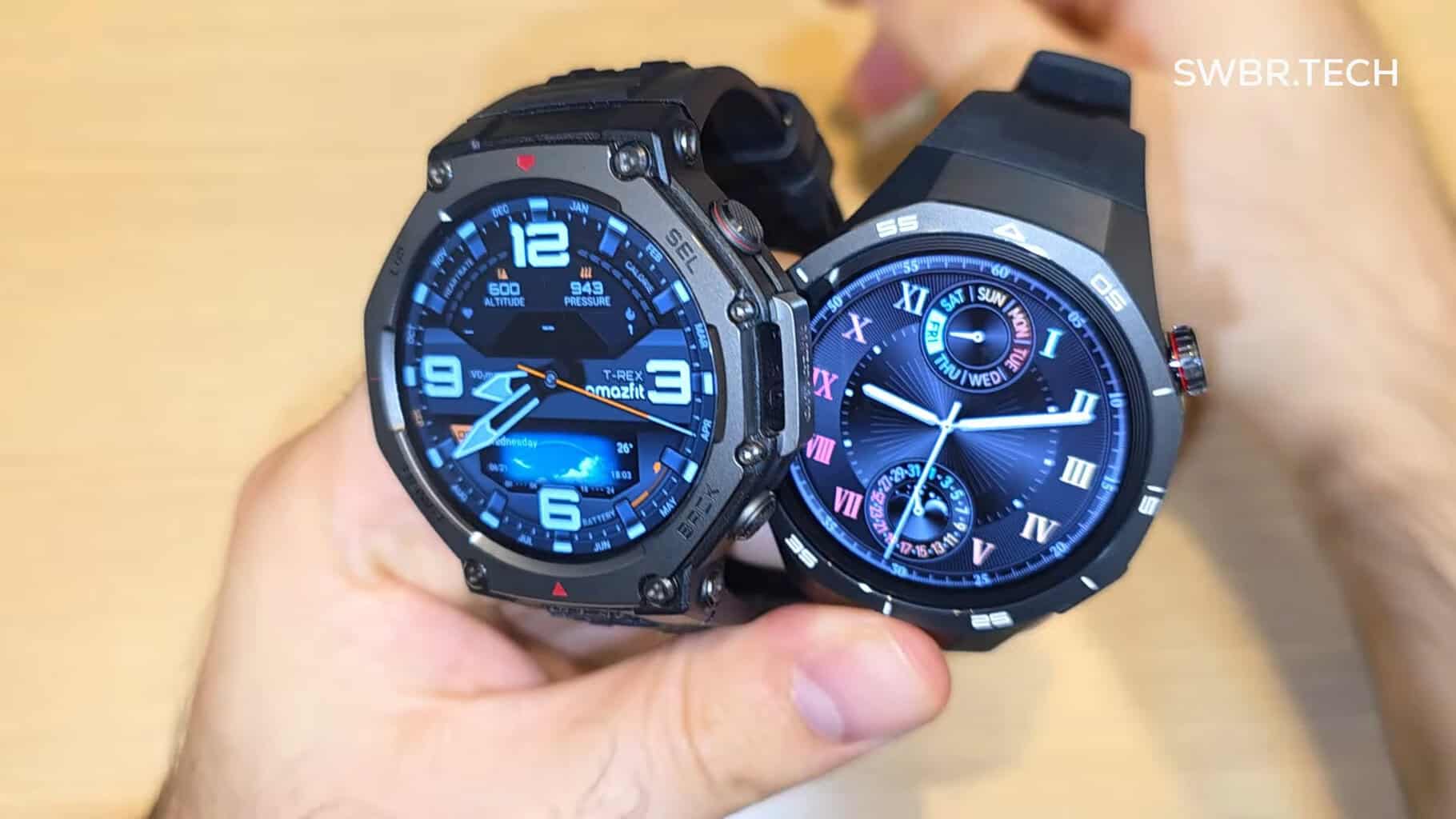 AMAZFIT T-REX 3 vs HUAWEI WATCH GT 5 PRO: Comparativo Completo