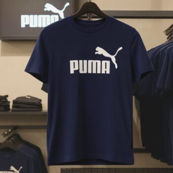 amiseta Puma No. 1 Logo Masculina – Azul