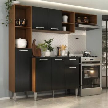 Armário de Cozinha Compacta Smart Multimóveis MP2183