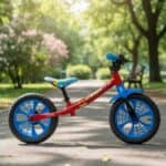 Bicicleta Infantil Aro 12 Spider Man Sem Pedal Nathor Vermelho/azul/amarelo