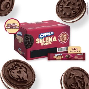 Biscoito Oreo Selena Gomez Pacote - Caixa com 48 unidades de 90g