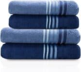 Camesa Jogo de Banho Dynamo Select 4 peças Marinho Com Azul Claro 98% Algodão 2% Poliéster