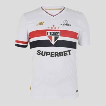 Camisa Masculina Nb Jogador Home Spfc 2025 C/P, Masculino Tam. G