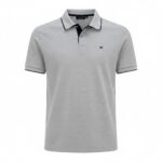 Camisas Polo Hering Masculina - Cinza Claro