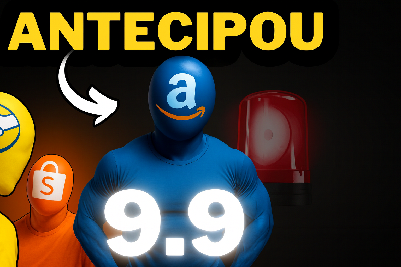 Amazon antecipa o 9.9 e acirra a guerra contra Shopee e Mercado Livre Amazon antecipa o 9.9 e acirra a guerra contra Shopee e Mercado Livre