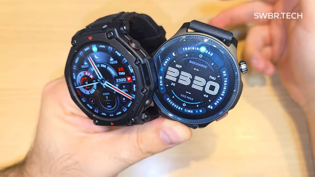 Comparativo AMAZFIT T-Rex 3 Pro vs AMAZFIT Balance 2 Comparativo AMAZFIT T-Rex 3 Pro vs AMAZFIT Balance 2