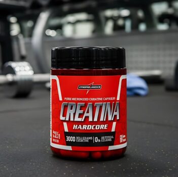 Creatina Micronizada Integralmédica Hardcore - 60 Cápsulas sem Sabor Natural