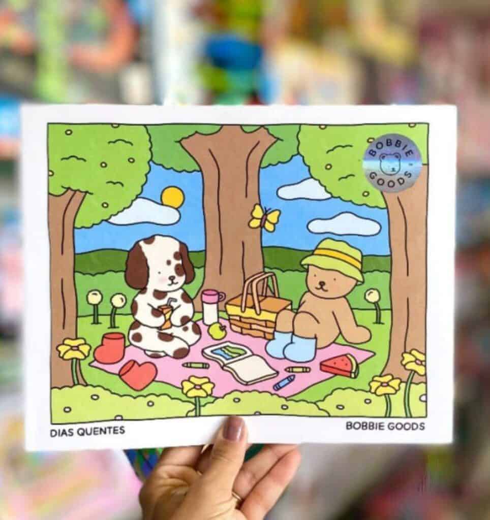 Dias quentes (Spring Summer) – Livro de colorir oficial Bobbie Goods ...