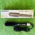 Escova Alisadora Mondial Black Gold Argan EA06 Cabo Giratório 230°C – Bivolt