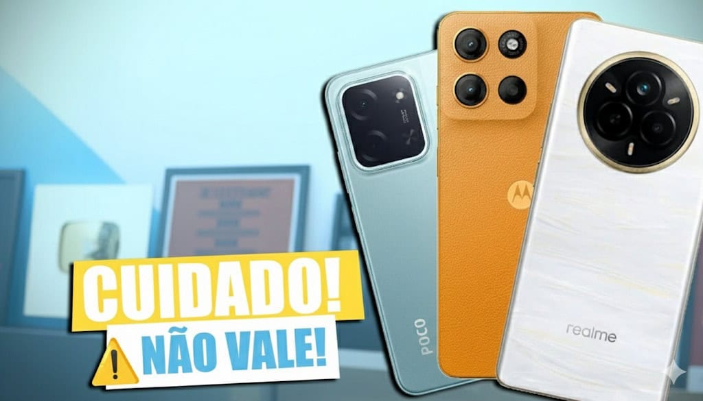 Evite Ciladas em Setembro/Outubro de 2025: 6 Celulares para PULAR e 6 Alternativas BOAS e BARATAS Evite Ciladas em Setembro/Outubro de 2025: 6 Celulares para PULAR e 6 Alternativas BOAS e BARATAS