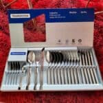 Faqueiro Tramontina Búzios cem Aço Inox com Detalhe 24 Peças