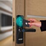 Fechadura Digital Biométrica Inteligente Eletrônica Touch, Biométrica, Senha, Teclado Numérico - Smart Key Pro